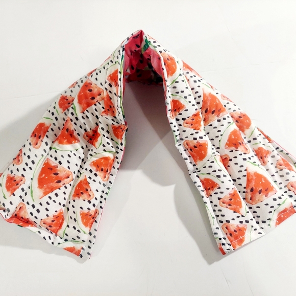 Therapeutic heating-cooling rice bag, heat pad, cold pack, rice bag, Watermelon - Picture 2 of 5